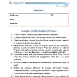 ATIVIDADE 1 - PRÁTICA PEDAGÓGICA: TEMPO E ESPAÇO - 52_2025